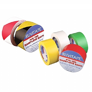 Ruvitape PVC Yer ��aretleme Band� 17mmx50x30mt